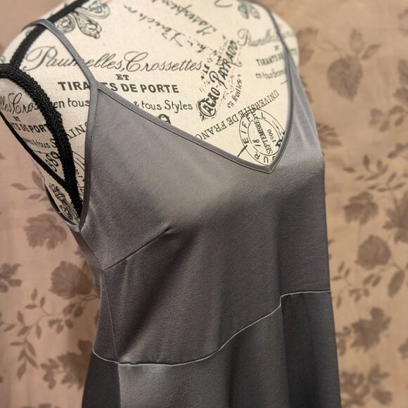 Daily Practice Anthropologie Comfy Gray Slip Dress, Size S, EUC! - Picture 4 of 9